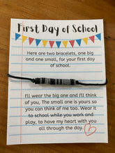 Load image into Gallery viewer, First Day of School Bracelets