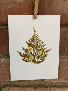 Floral Christmas Tree Card